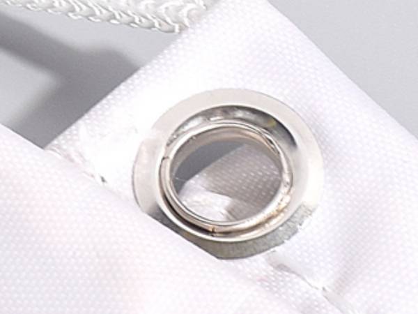 Badminton net heavy duty grommet