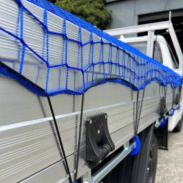  Cargo net is used to cover the cargo on the truck.