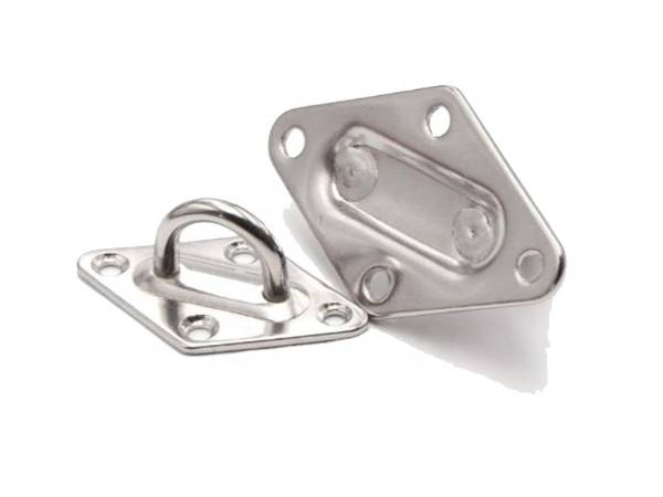 Diamond door buckle on a white background