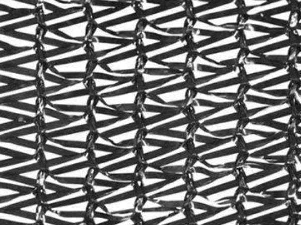 Flat wire sun shade net on a white background
