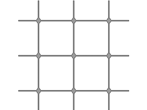 Plastic moulding netting structure diagram
