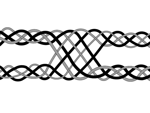 Super knot netting structure diagram