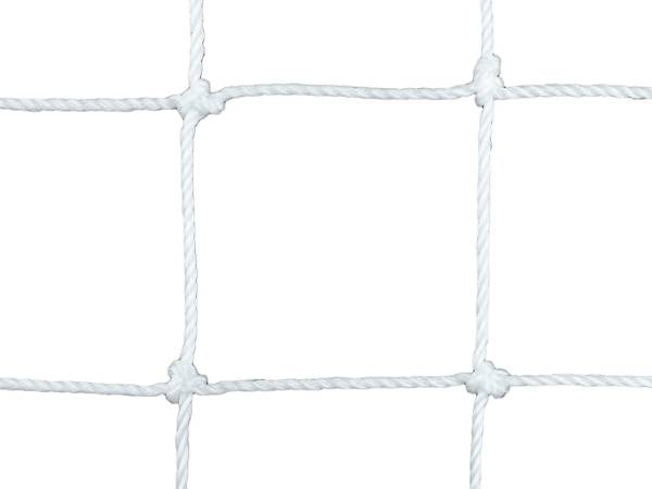  PE knotted netting on a white background