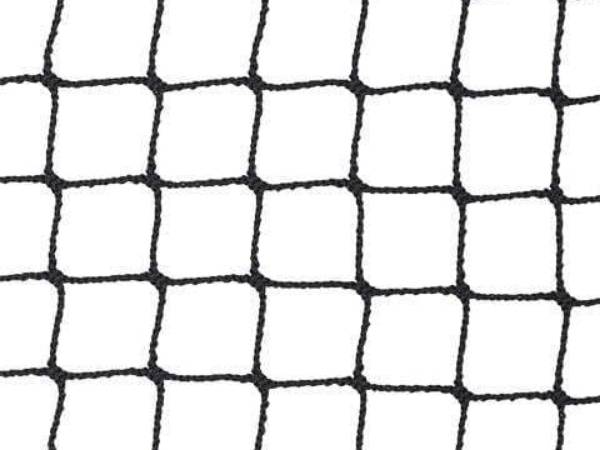 PET knotless golf net on a white background