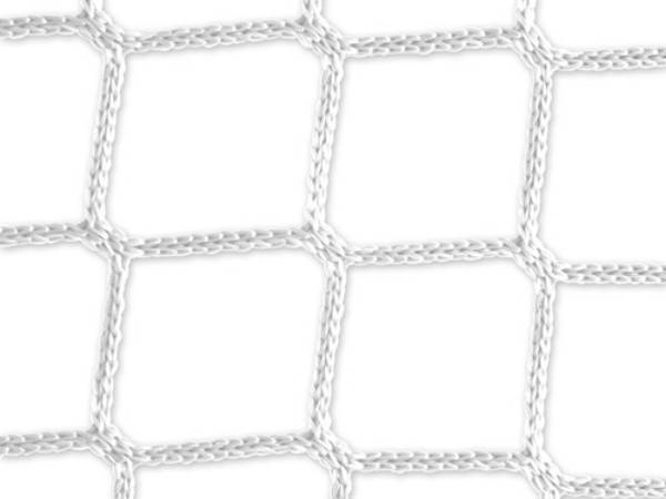 PP knotless netting on a white background