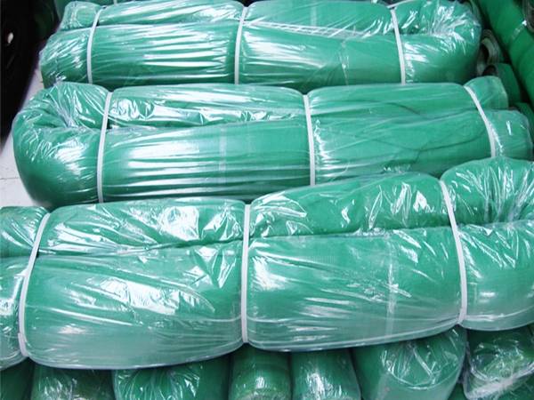Rope nets are packed in plastic bags.