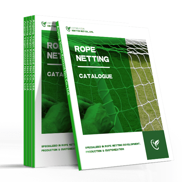 The front cover of rope netting catalog
