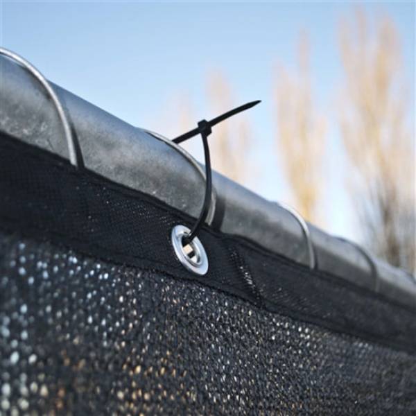 Eyelets are used to install rope netting.