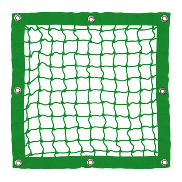 A black rope netting sample