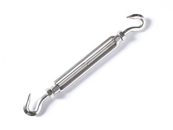 Screw buckle on a white background