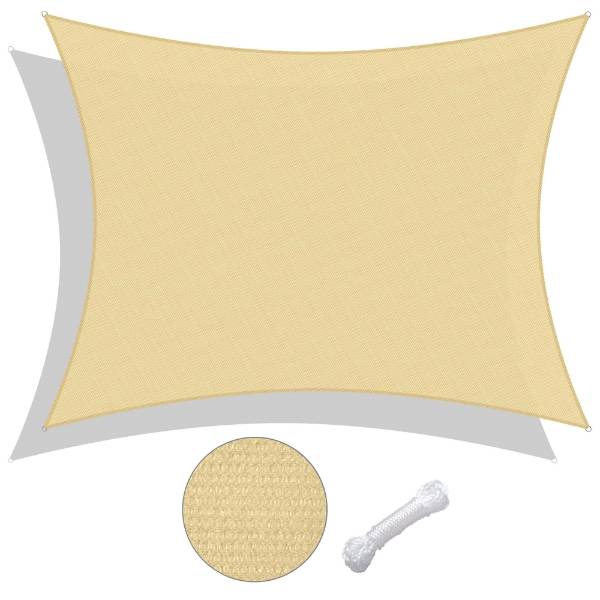 Sun voile d'ombre, soleil voile d'ombre détails et cordes